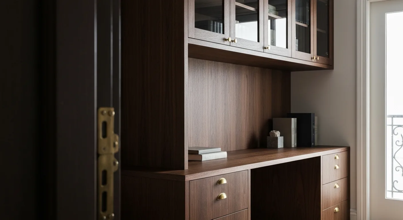 3D mockup of a custom storage cabinet